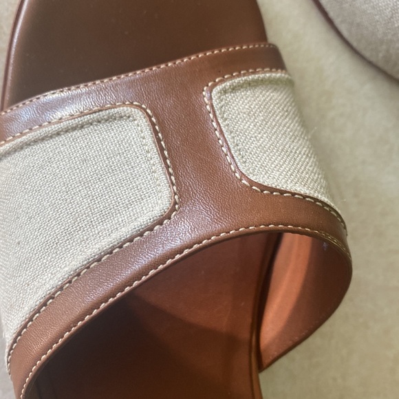 Talbots Wedge heel slip on sandals - Picture 3 of 7